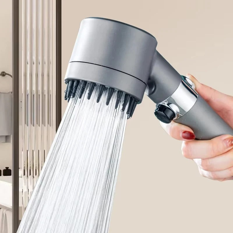 Douchette Design 3 Jets : Massage Relaxant & Économie d'Eau Garantie