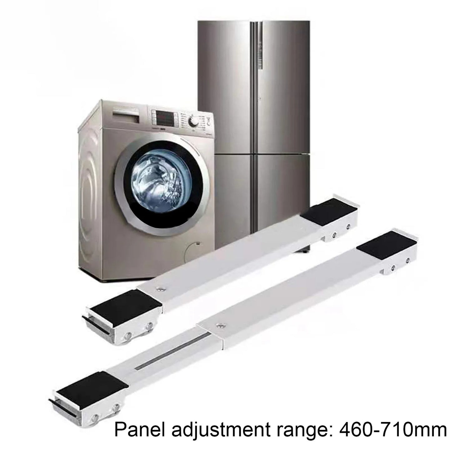 Support Mobile Universel : Déplacez Facilement Frigo & Machine à Laver