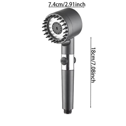 Douchette Design 3 Jets : Massage Relaxant & Économie d'Eau Garantie