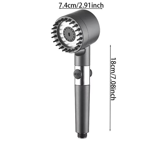 Douchette Design 3 Jets : Massage Relaxant & Économie d'Eau Garantie