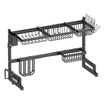 Support Vaisselle Inox Extensible : Organisation Évier Facile
