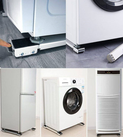 Support Mobile Universel : Déplacez Facilement Frigo & Machine à Laver